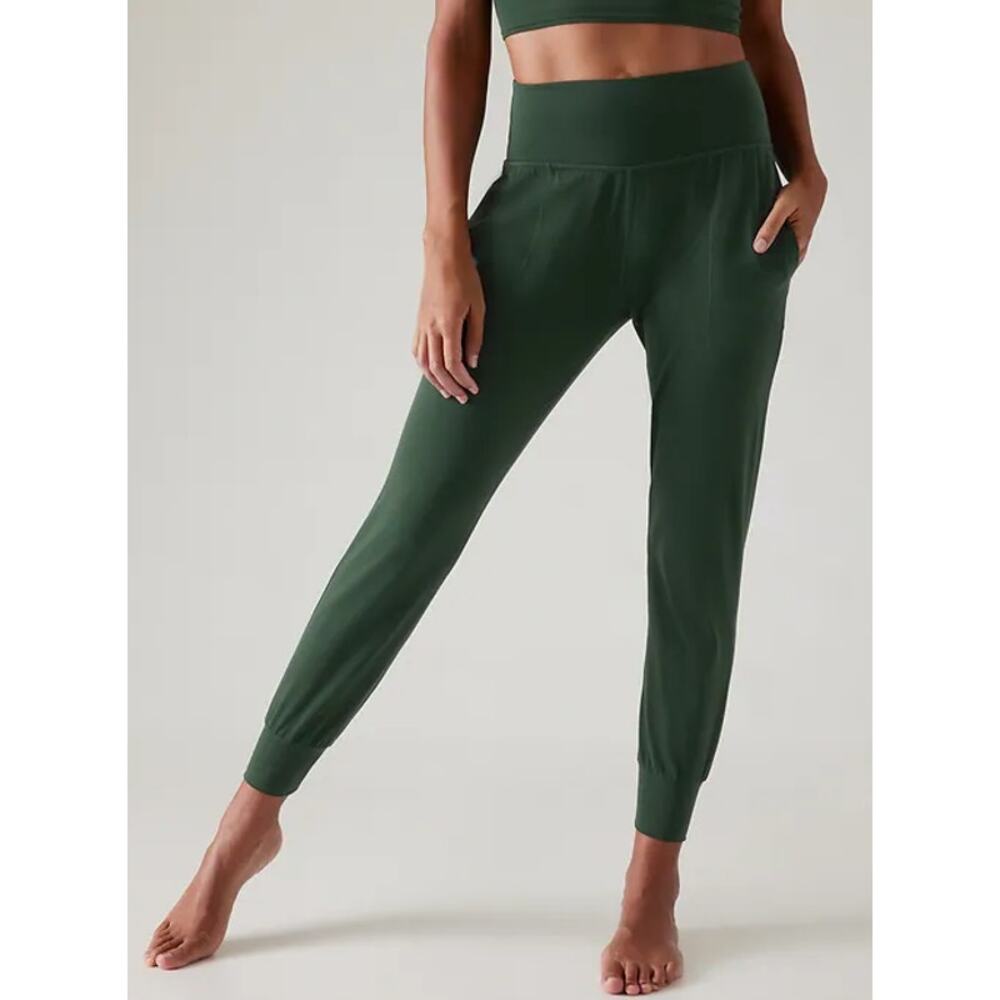 Athleta Women's Salutation High Rise Pull On Jogger Pants with Pockets Size XXS